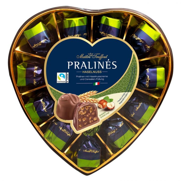 Maitre Truffout Dezertné lieskovo-orieškové pralinky  165g