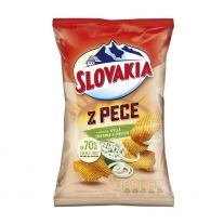 Slovakia Z pece Chips Kyslá smotana a cibuľa 100g