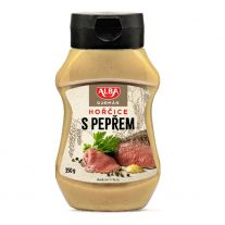 Alba Gurmán horčica s čiernym korením 350 g 