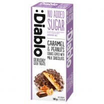 Diablo Karamelové & arašídové sušienky polievané mliečnou čokoládou 100g