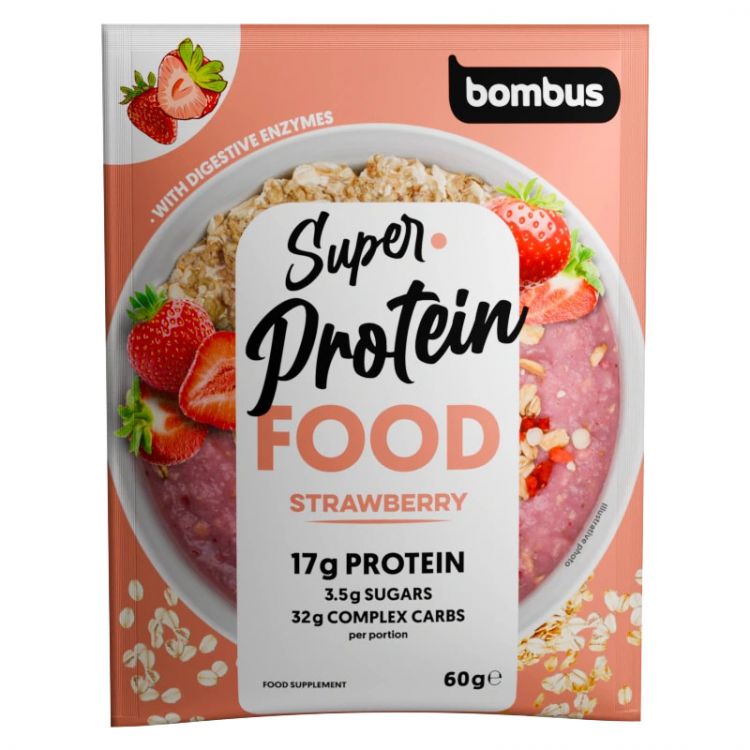 Bombus Super Protein Food Strawbery 60g