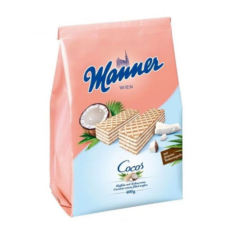 Manner Napolitánky kokos 400 g