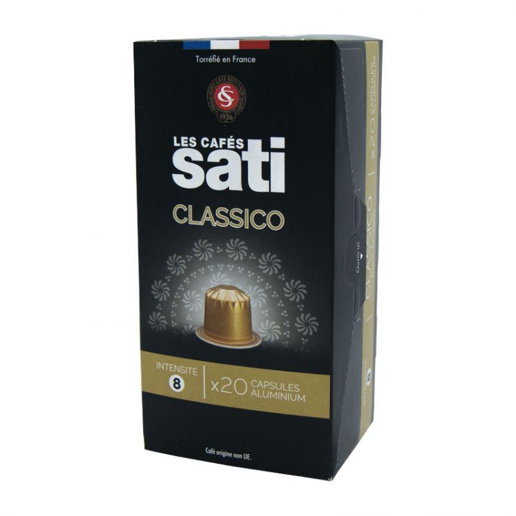 Sati Capsules Classico Intensity 8, 20 kapsúl