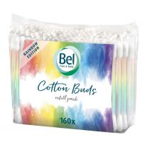 Bel Rainbow vatové tyčinky 160ks, sáčok