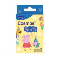 Cosmos Peppa Pig detská náplasť 3 veľk., 12ks