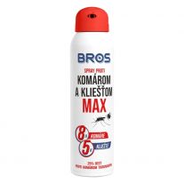 BROS – spray proti komárom a kliešťom MAX 90 ml