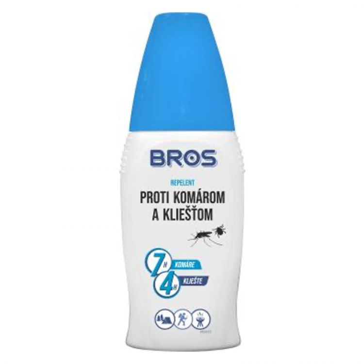 BROS – repelent proti komárom a kliešťom 100 ml
