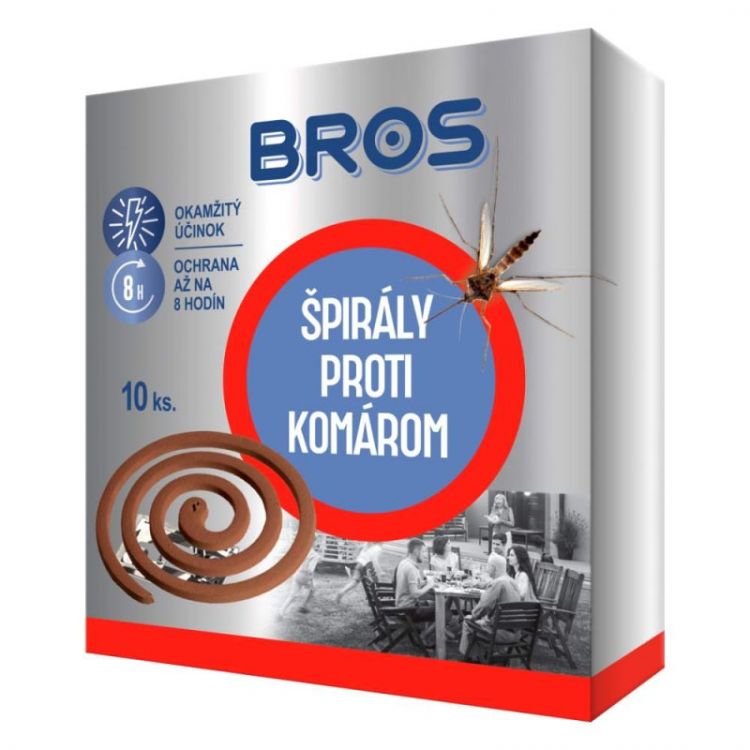 BROS – špirály proti komárom 10 ks