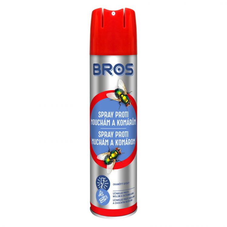 BROS – spray proti muchám a komárom 400 ml