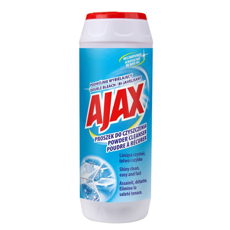 Ajax Čistiaci prášok Double Bleach so sviežou voňou 450 g