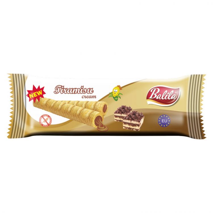 Balila kukuričné trubičky tiramisu 18g