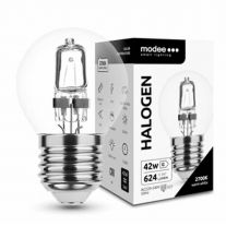 Modee ECO halogenová žiarovka Globe Mini 42W E27 624 lm teplá biela (ML-HMC42WE27)