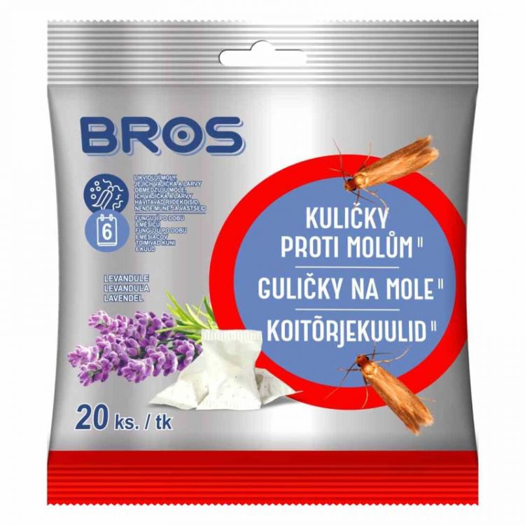 BROS – guličky na mole