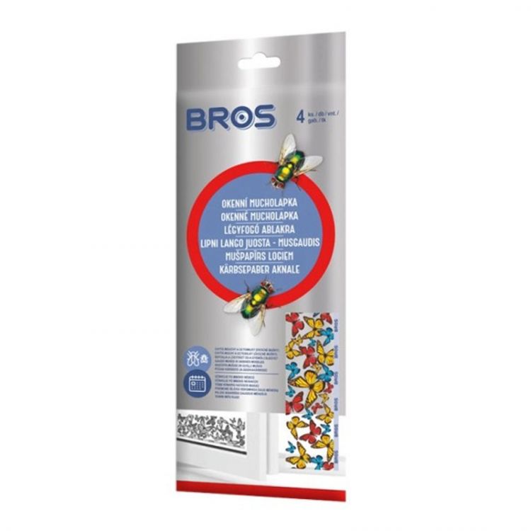 BROS – okenná mucholapka 4 ks