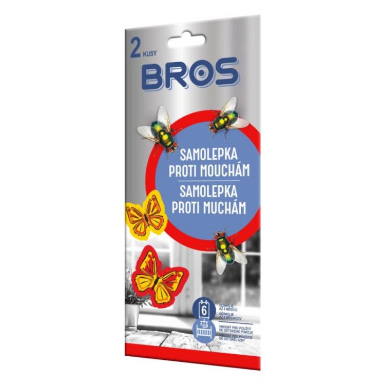 BROS – samolepka proti muchám 2 ks