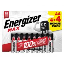 Energizer ENR Max AA alkalické batérie 4+4 8ks