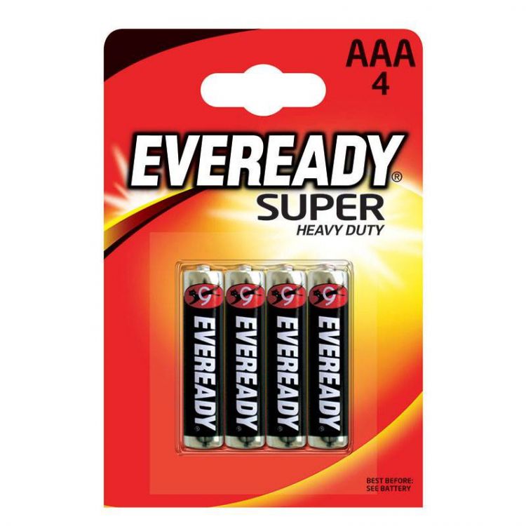Energizer Eveready Super Heavy Duty AAA R03/4 1,5V 4ks