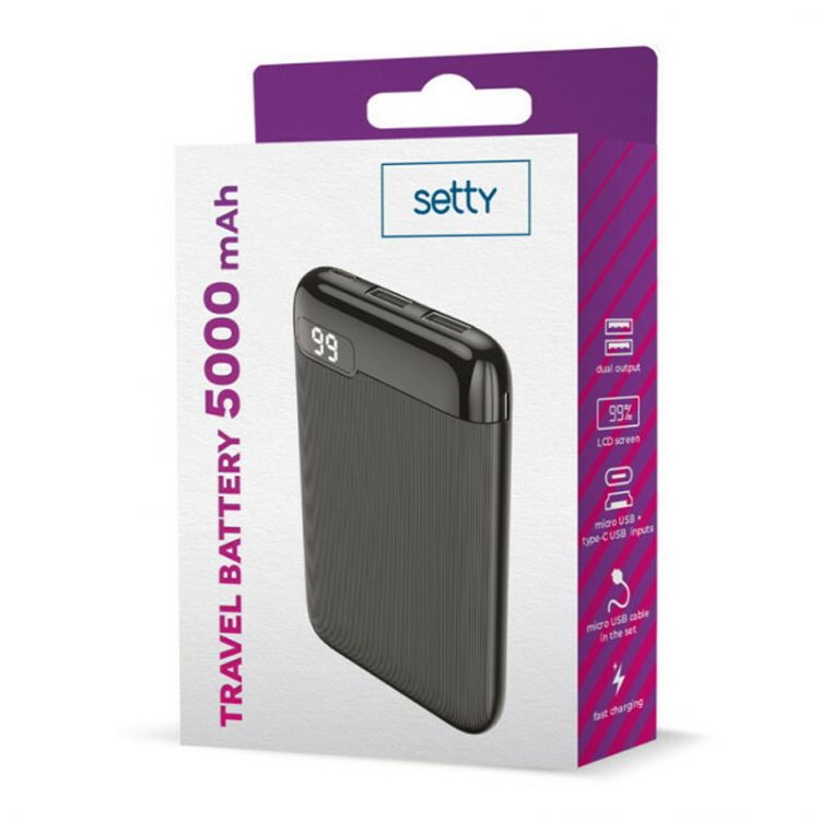 SETTY GSM106101 powerbanka MXPB-01 5000mAh 5V GSM106101
