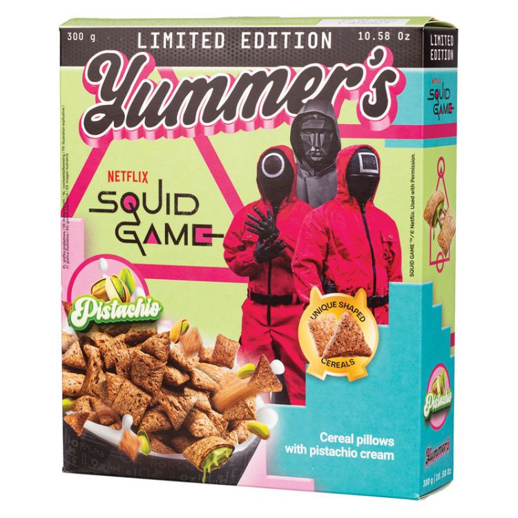 YUMMER´S cereálie pistáciové SQUID GAME 300g