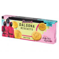 YUMMER´S Dalgona sušienky maslové SQUID GAME 140g