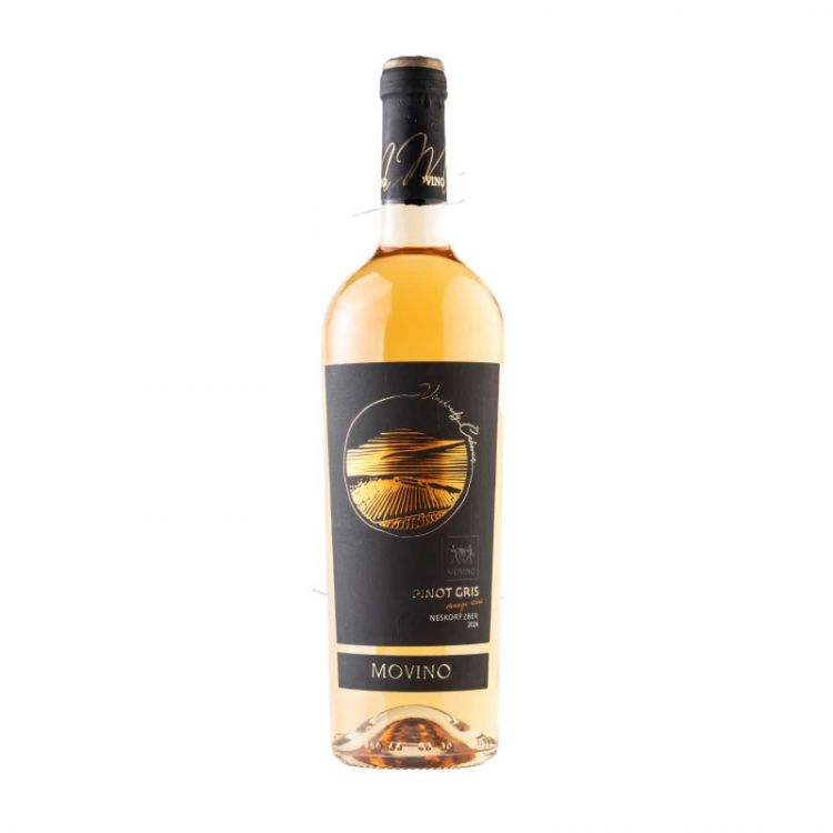 MOVINO Pinot Gris orange wine, neskorý zber, 0,75l