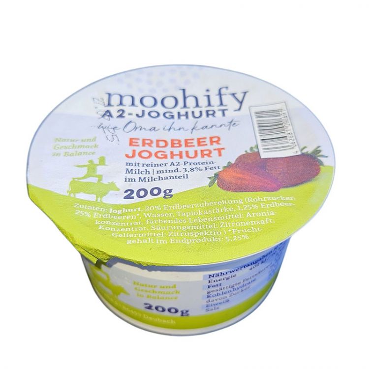 A2 jogurt Jahoda plast 200g