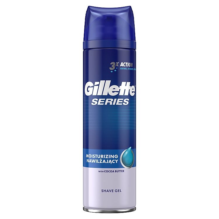 Gillette Series Moisturizing Pánsky Gél Na Holenie 200ml