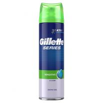 Gillette Series Sensitive Pánsky Gél Na Holenie 200ml