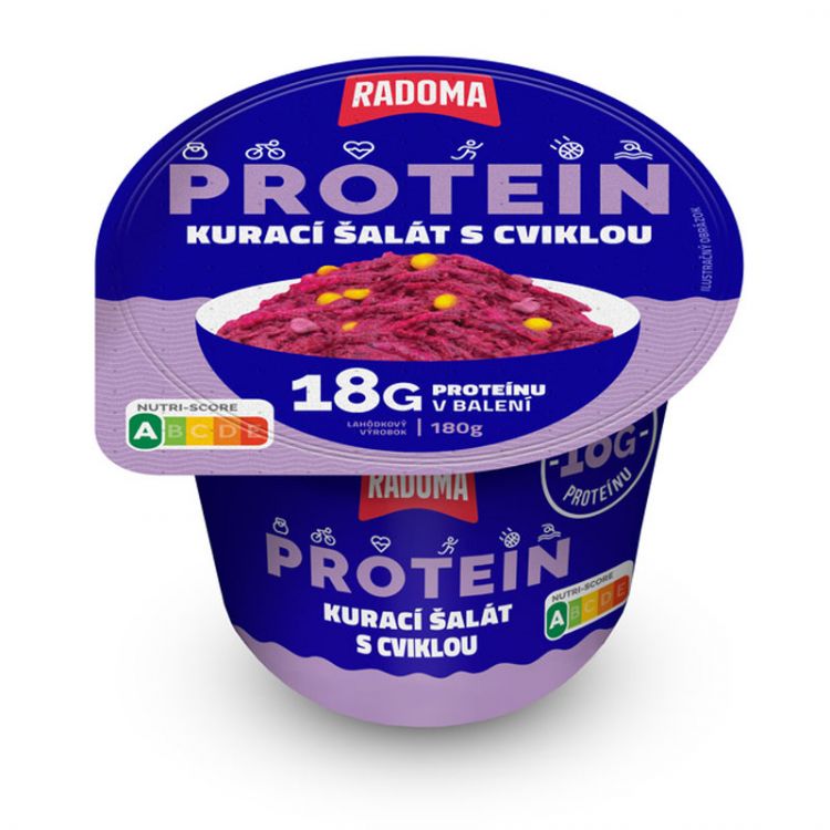 Radoma PROTEIN Kurací šalát s cviklou 180 g