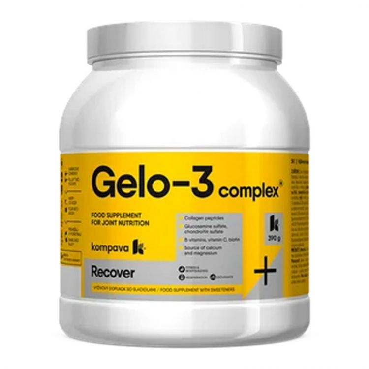 Kompava GELO-3 Complex Komplexná kĺbová výživa Pomaranč 390g