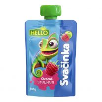 Hello ovocná desiata s malinami 100g