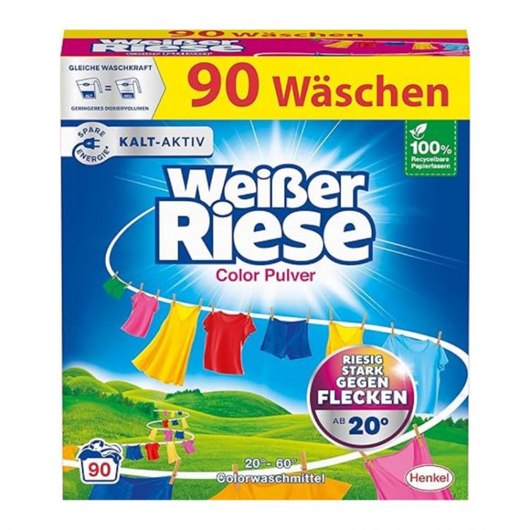 Weisser Riese washing powder box 90 PD 4,5 kg Color