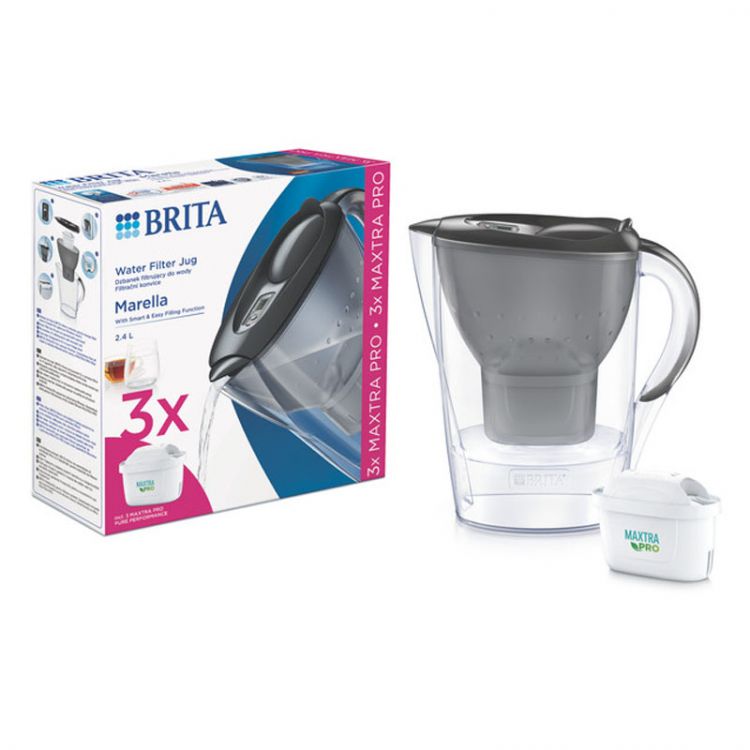 Brita Marella kanvica 2,4l, grafitová + 3x MX Pro PO