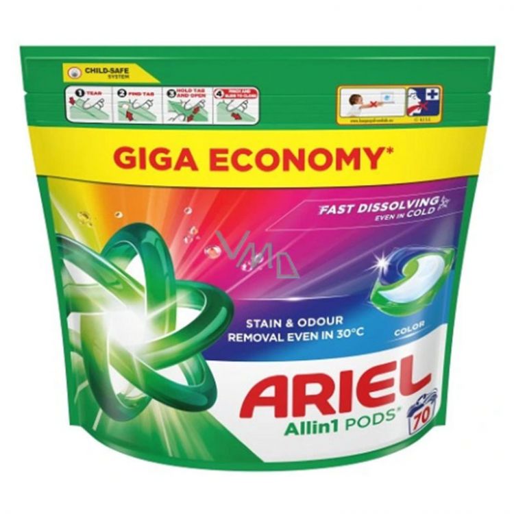 Ariel liquid caps 70 sc 70 pcs 3in1/All in 1 Color