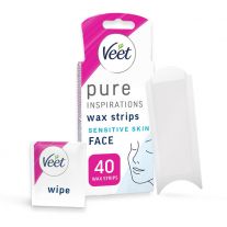 Veet cold wax strips 40 pc+ wipes 4pcs Pure