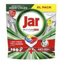 Jar dishwasher caps 75 sc 75 pcs Platinum All in One Plus Lemon
