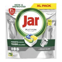 Jar dishwasher caps 90 sc 90 pcs Platinum All in 1 Lemon