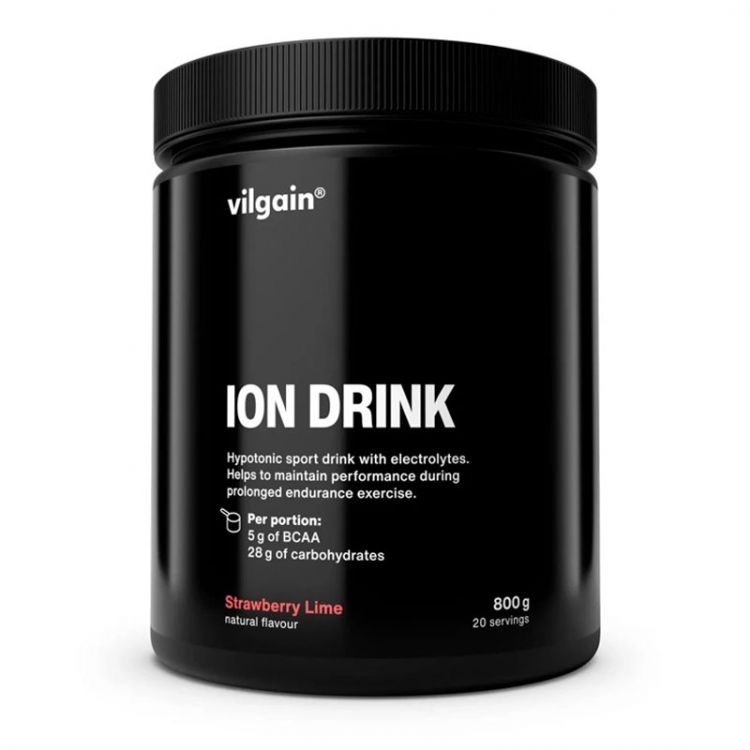 Vilgain Iónový nápoj Jahoda s limetkou 800 g