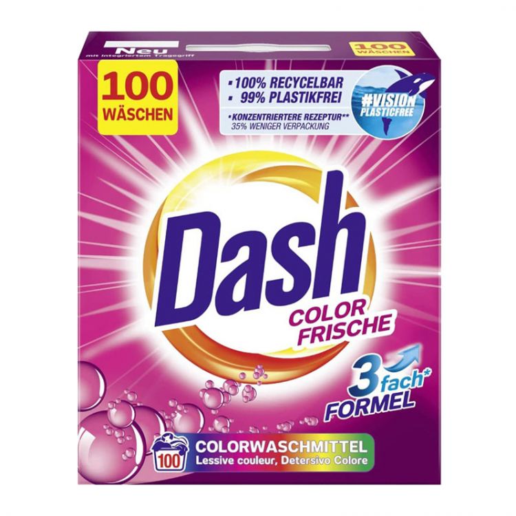 Dash washing powder box 100 sc 6 kg Color Fresh
