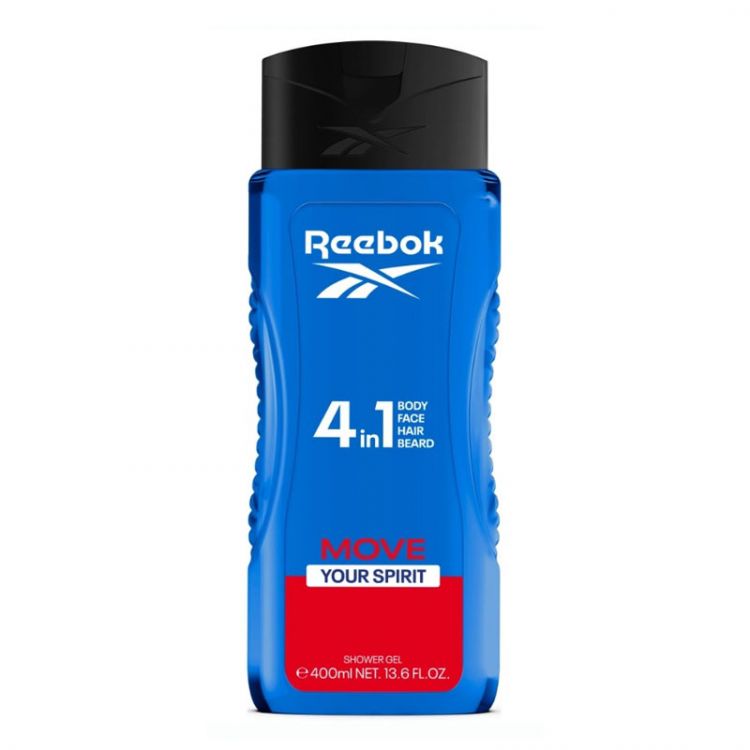 Reebok shower gel men 400 ml Move Your Spirit 4in1