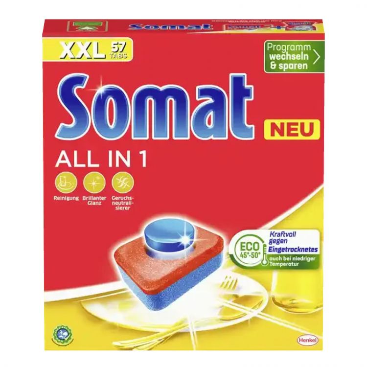 Somat dishwasher tabs 57 sc 57 pcs All in 1