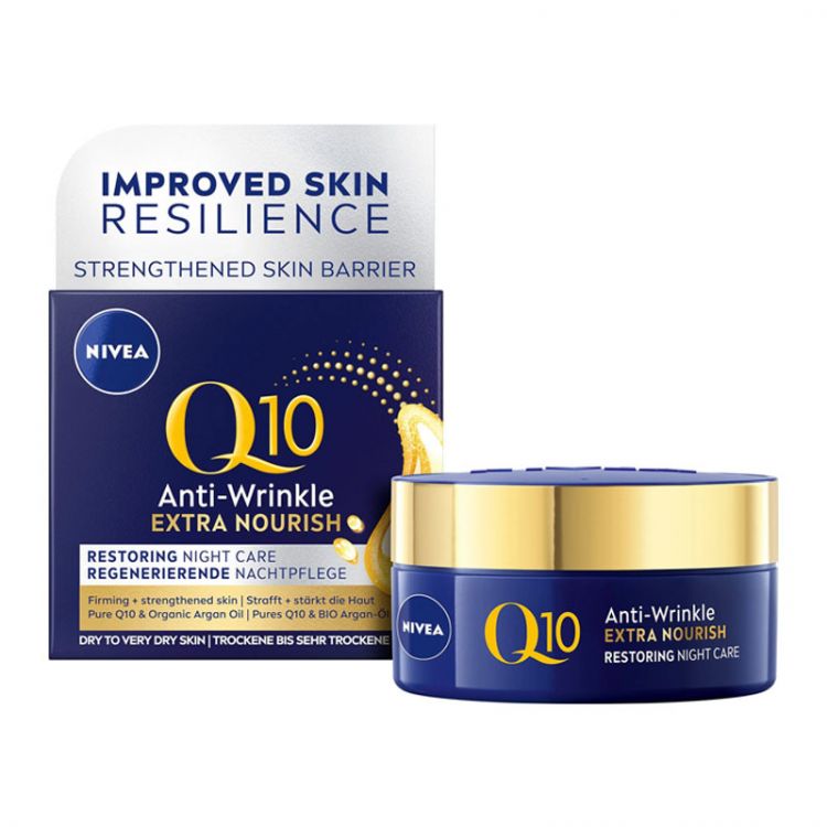 Nivea face cream jar 50 ml Q10 Power Anti-Wrinkle Night
