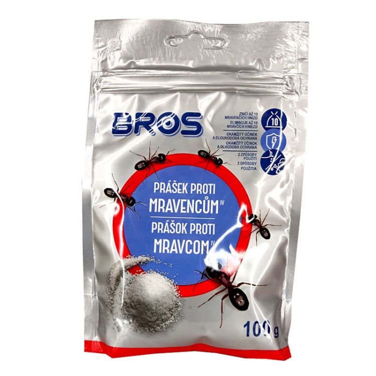 BROS – prašok proti mravcom 100 g vo vrecúšku