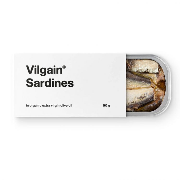 Vilgain Sardinky v BIO extra panenskom olivovom oleji 90 g