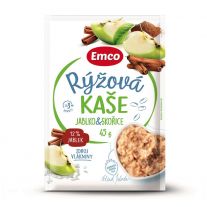 Emco Kaša ryžová s jablkami a škoricou 45g