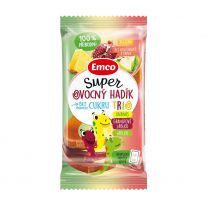 Emco Super ovocný hadík Trio ananás,granátové jablko, jablko 20g