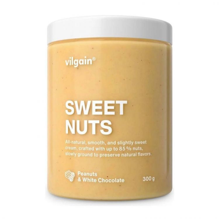 Vilgain Sweet Nuts Arašidy s bielou čokoládou 300 g