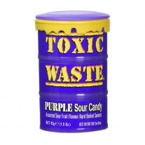 Toxic Waste Purple Veľmi kyslé cukríky s ovocnými príchuťami, 42 g