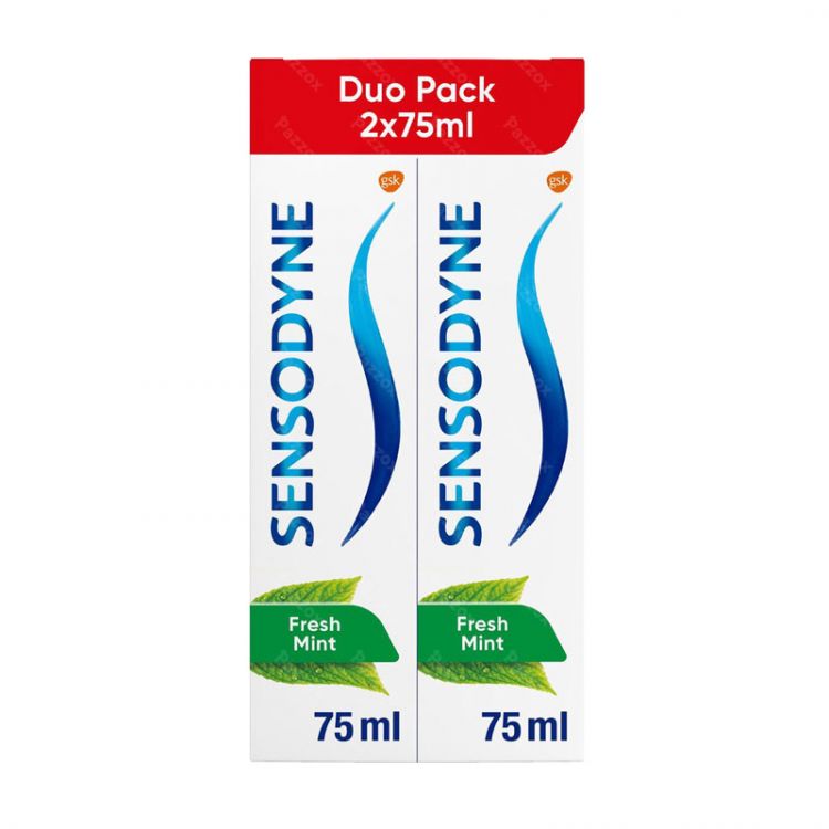 Sensodyne Toothpaste Duopack 2x75ml Fresh Mint