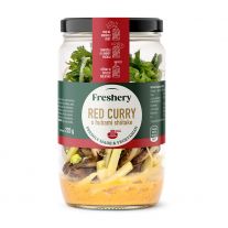 Freshery Red Curry s hubami shiitake a rezancami v skle 220g